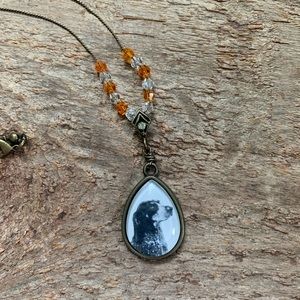 Smoky blue tick, Tennessee necklace, UT necklace, Vols necklace, volunteers